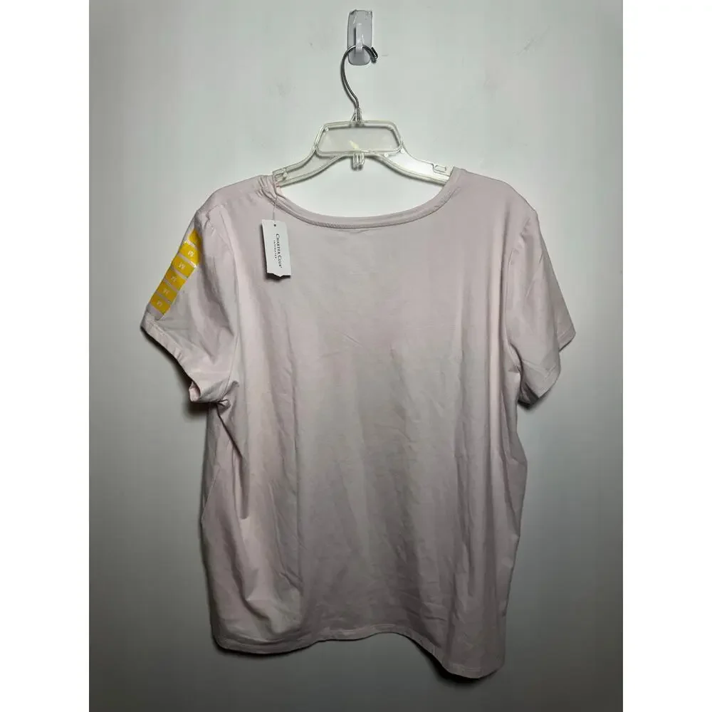 Brand New State of Day Women's Size 2XL XXL Pink Wink T-Shirt Top - Picture 4 of 7